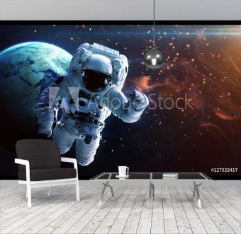 Picture of Deep space art Nebulas planets galaxies and stars in beautiful composition Awesome for wallpaper and print Elements of this image furnished by NASA